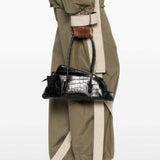 Borsa a spalla La passeggiata small in marrone The Attico - donna 