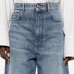 Jeans a gambaampia angri in blu Maxmara sportmax - donna 