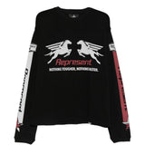 T-shirt a maniche lunghe  con stampa grafica in nero Represent - uomo 