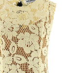 Abito midi in pizzo in giallo Self-Portrait - donna 