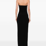 Abito maxi a tubino in nero Norma kamali - donna 