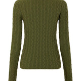 Maglione con dettaglio a catena in verde Rabanne - donna 
