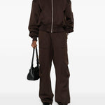 Pantaloni cargo con coulisse in marrone Entire studios - unisex 
