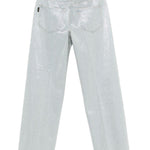 Pantaloni dritti con paillettes in azzurro Haikure - donna 
