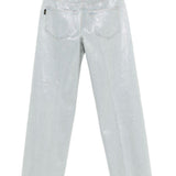 Pantaloni dritti con paillettes in azzurro Haikure - donna 