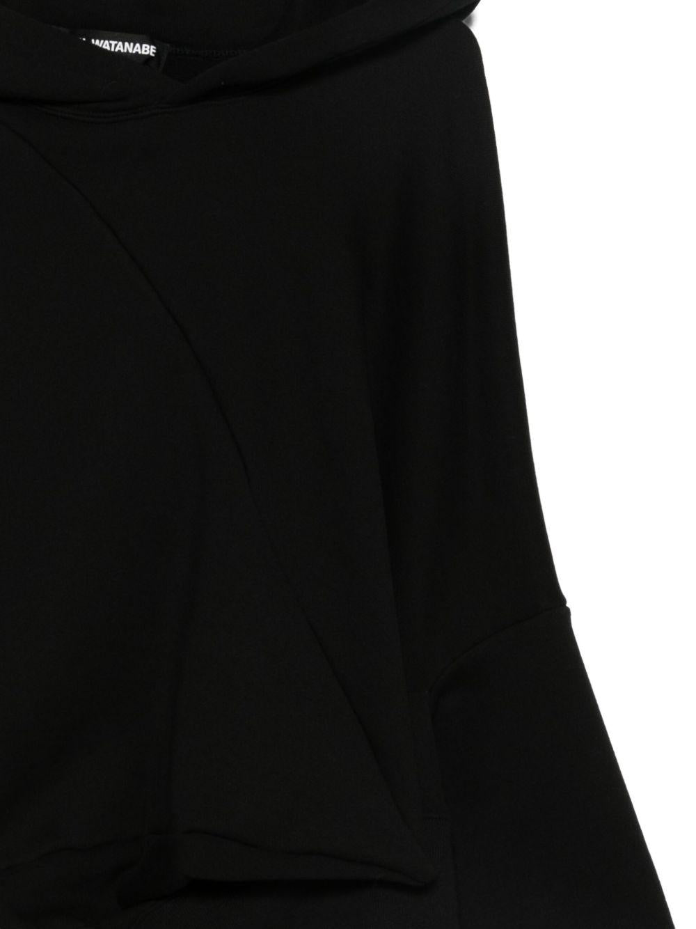Felpa con design asimmetrico in nero Junya watanabe - donna 