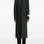 Cappotto in lana in verde Victoria beckham - donna 