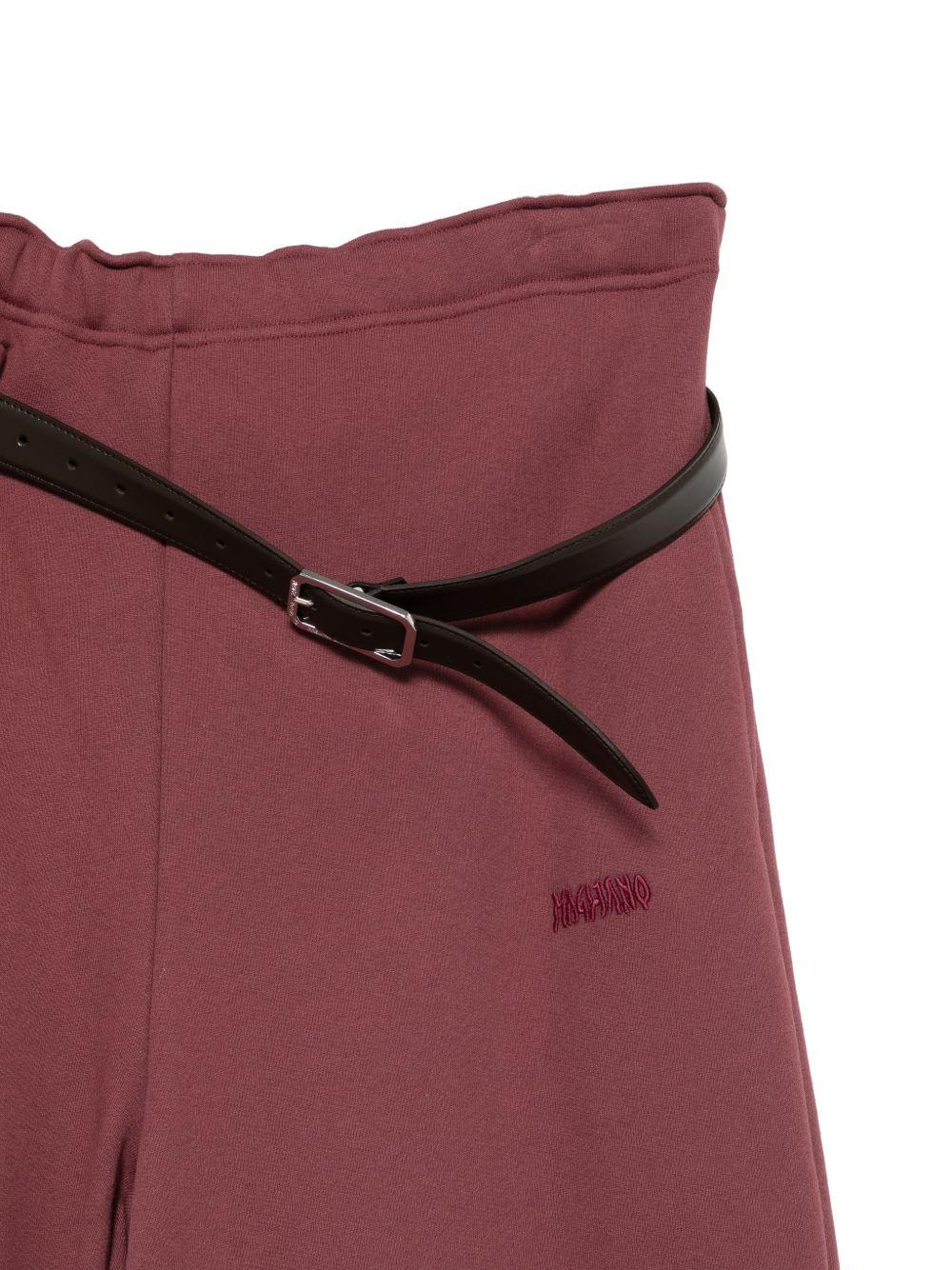 Pantaloni da tuta provincia belt in rosso Magliano - uomo 