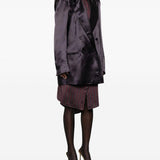 Blazer satinato blink in viola Dries van noten - donna 