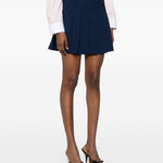 Minigonna con logo in blu Casablanca - donna 