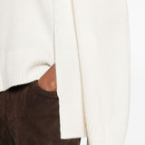 Maglione a mantella  in cashmere in bianco Toteme - donna 
