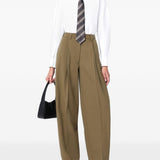 Pantaloni con pinces in marrone THELATEST - donna 