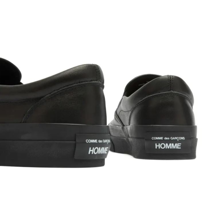 Sneakers in pelle  in nero Comme des garcons homme - uomo 