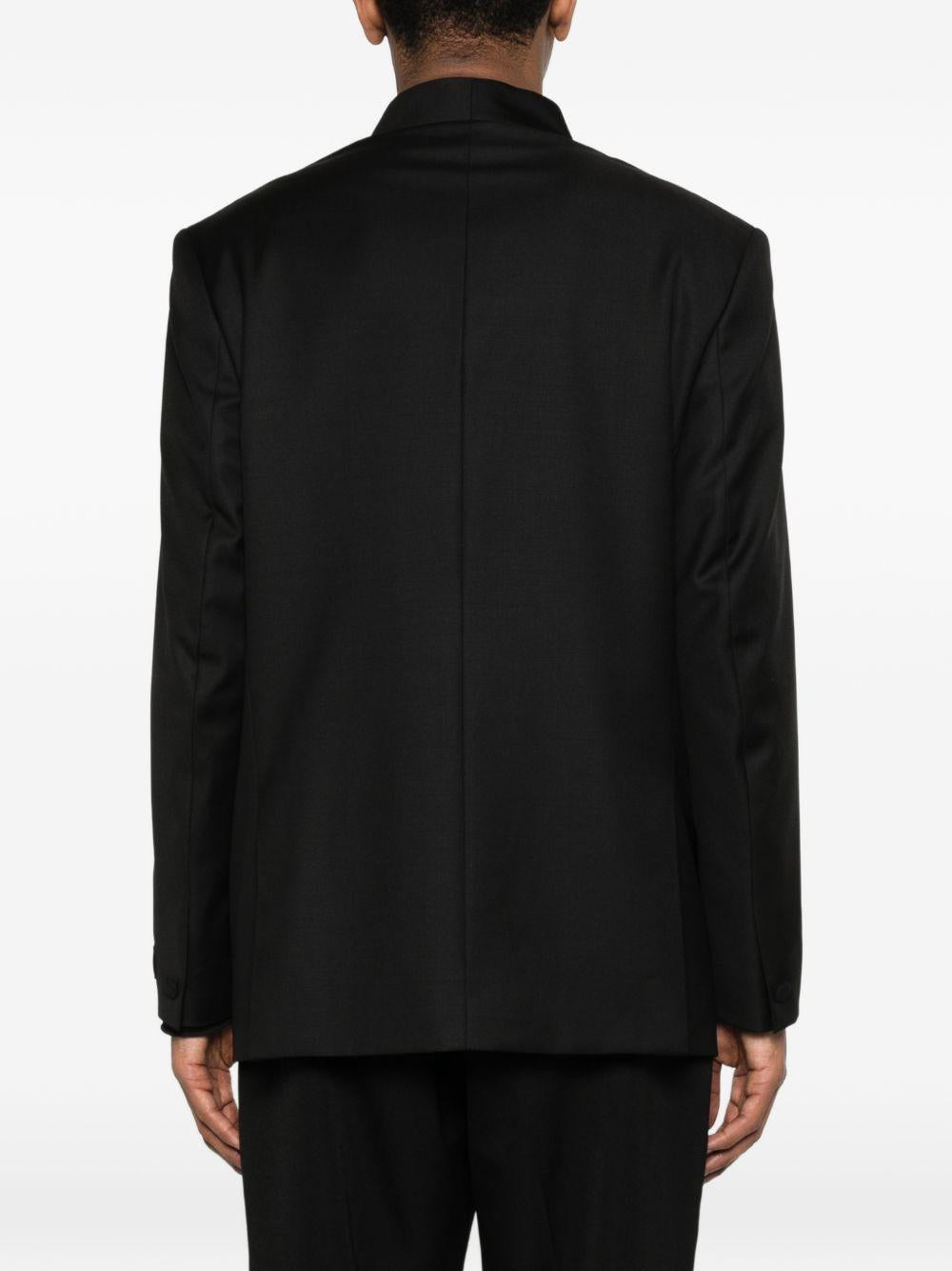 Blazer con chiusura a cravatta in nero Kenzo - uomo 