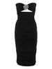 Abito con dettaglio cut-out in nero Amen - donna