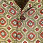 Camicia geometrica in verde Drole de monsieur - uomo 