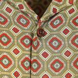 Camicia geometrica in verde Drole de monsieur - uomo 