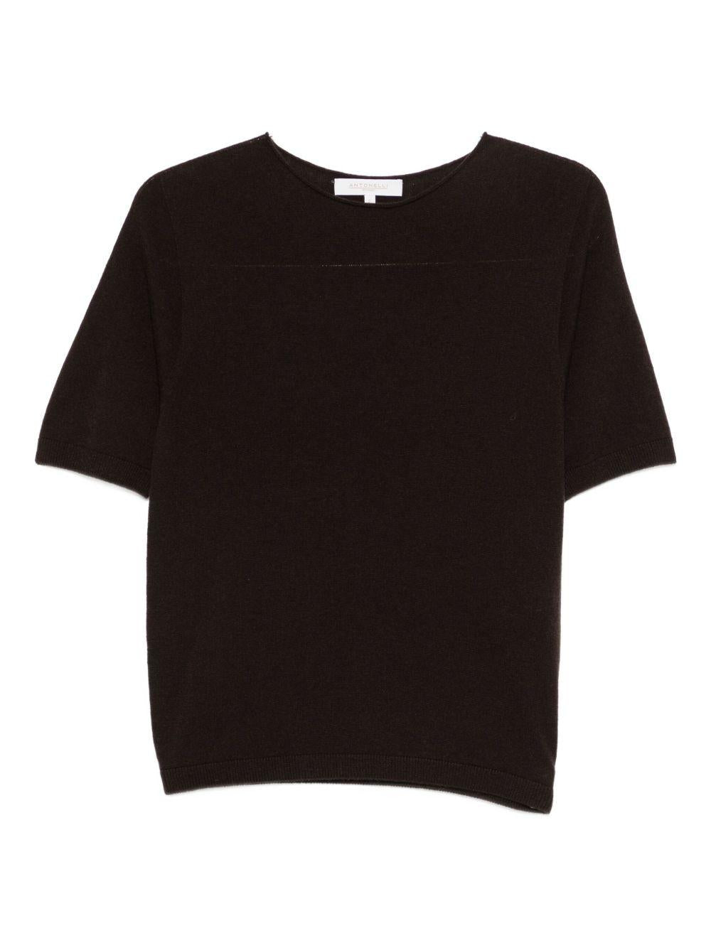 T-shirt atlante in marrone Antonelli - donna 