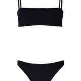 Bikini due pezzi Gigi in nero Hunza G - donna 