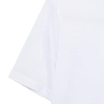 T-shirt girocollo in bianco Kangra - uomo 