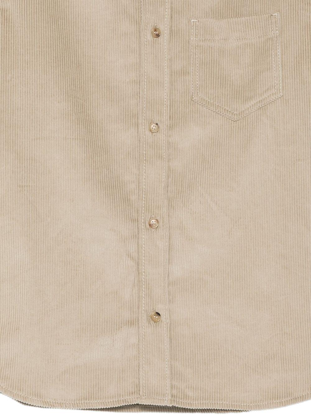 Camicia a coste in beige Haikure - uomo 