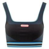 Bralette con logo in blu Casablanca - donna 