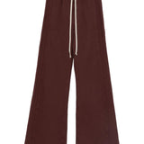 Pantaloni con bottoni in marrone Rick Owens DRKSHDW - donna 