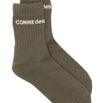 Calzini con logo in verde Comme des garcons homme plus - uomo<BR/><BR/> 