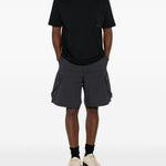 Shorts cargo con log in grigio Oakley - uomo 