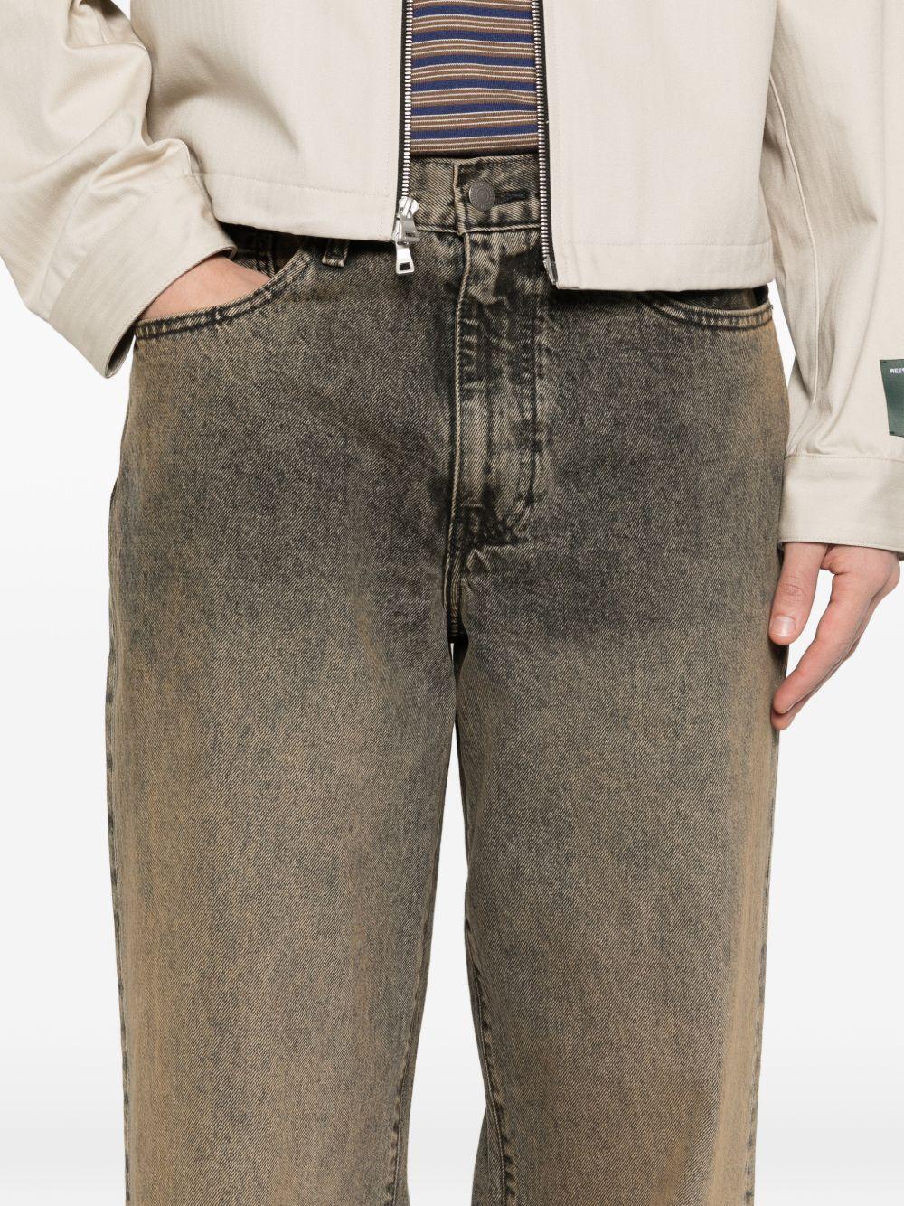 578 jeans larghi scoloriti in beige e grigio Levi's - uomo 