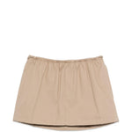 Minigonna con coulisse in vita in beige Alexander wang - donna 