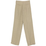 Pantaloni con pieghe stirate in verde Antonelli - donna 