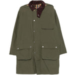 Cappotto con tasche in verde Barbour x paul smith - uomo 