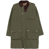 Cappotto con tasche in verde Barbour x paul smith - uomo 