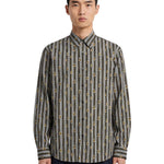 Camicia in cotone stampata multicolor 