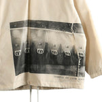 Giacca con cappuccio per tour del tempio in beige Rick owens - uomo 
