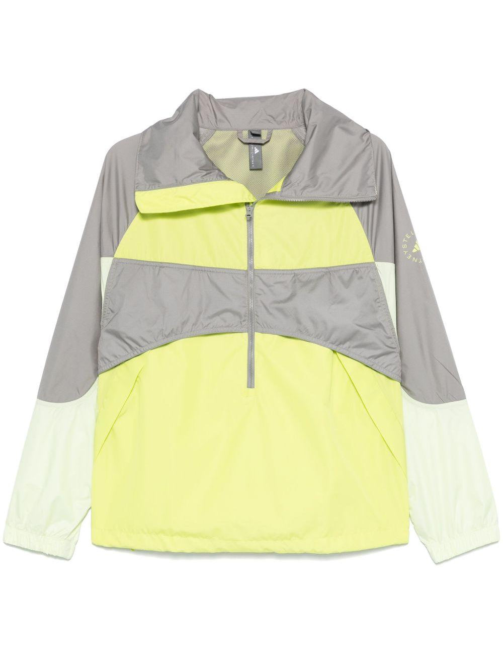 Giacca truenature in grigio e giallo adidas by Stella McCartney - donna 