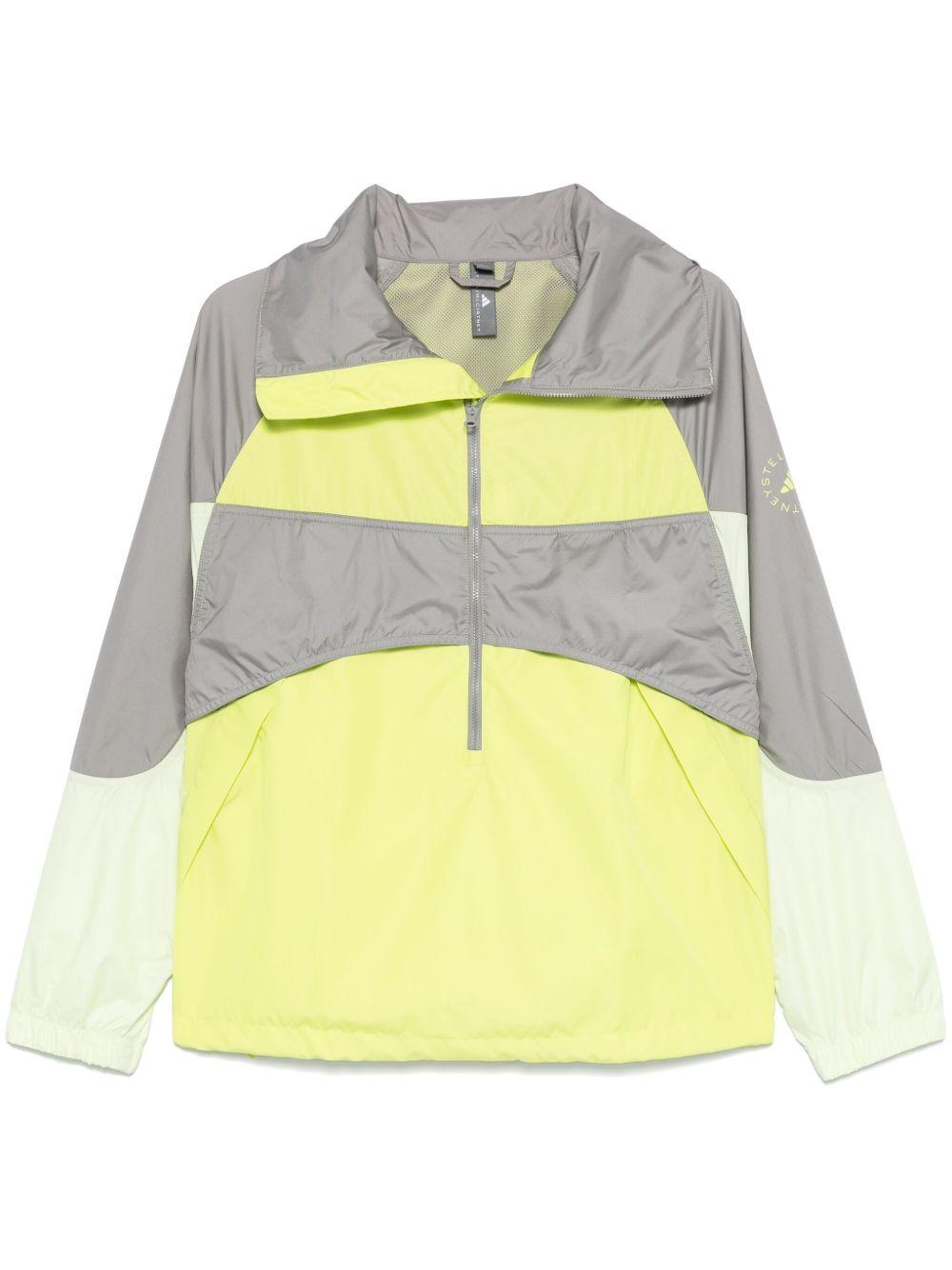 Giacca truenature in grigio e giallo adidas by Stella McCartney - donna 