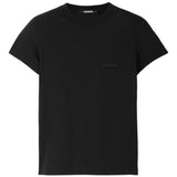 T-shirt le tshirt gros grain in nero Jacquemus - donna 