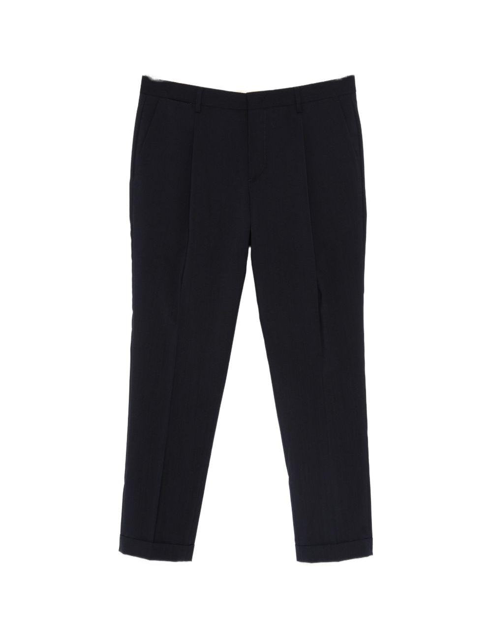 Pantaloni tiberio con pieghe in blu Briglia 1949 - uomo 