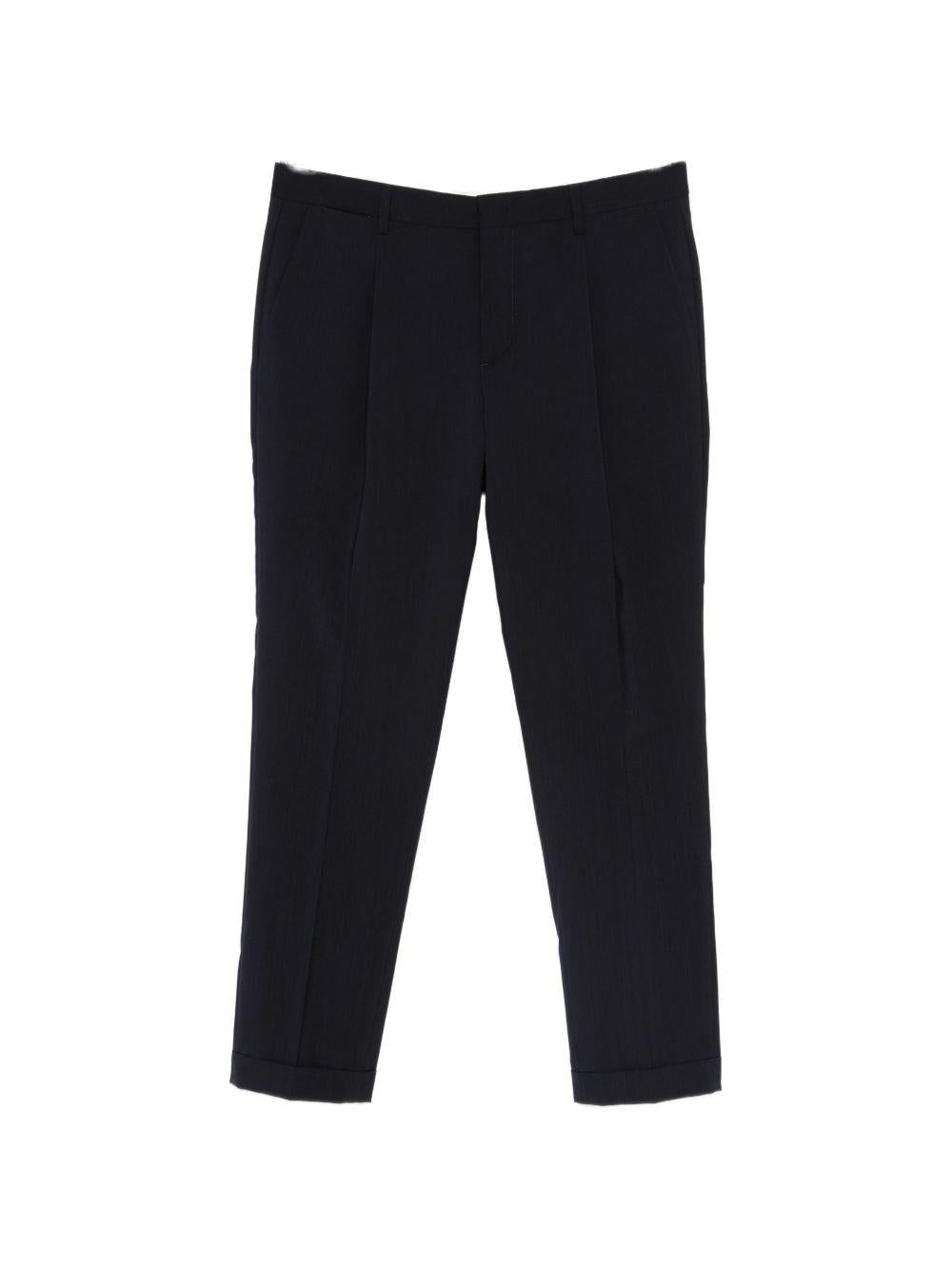 Pantaloni tiberio con pieghe in blu Briglia 1949 - uomo 