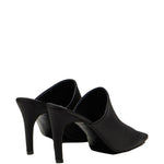 Mules in raso in nero Toteme - donna 