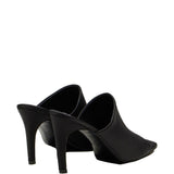 Mules in raso in nero Toteme - donna 
