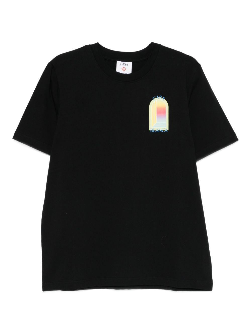 T-shirt stampata L'arche in nero Casablanca - uomo 