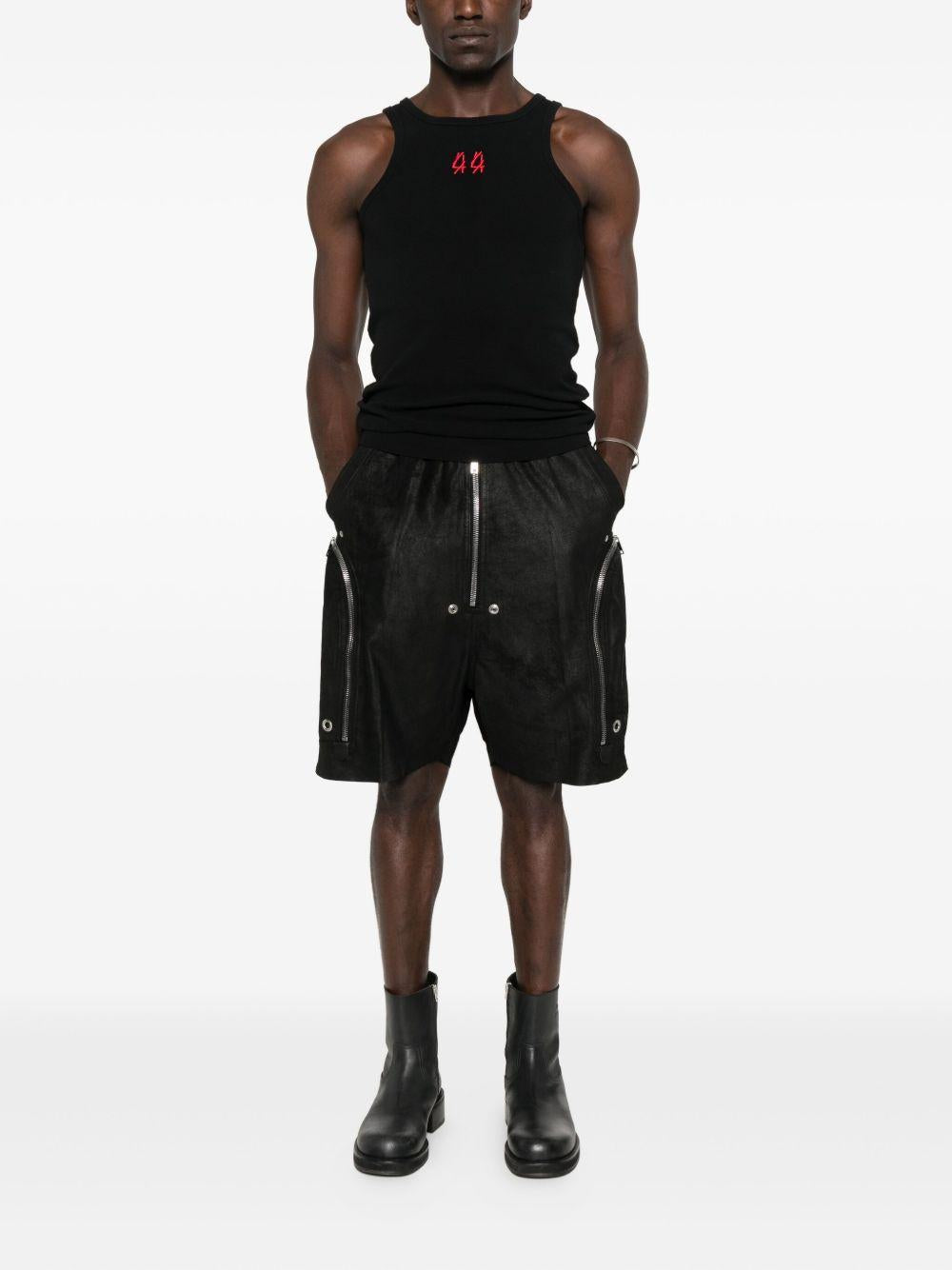 Canotta con ricamo in nero 44 label group - uomo 
