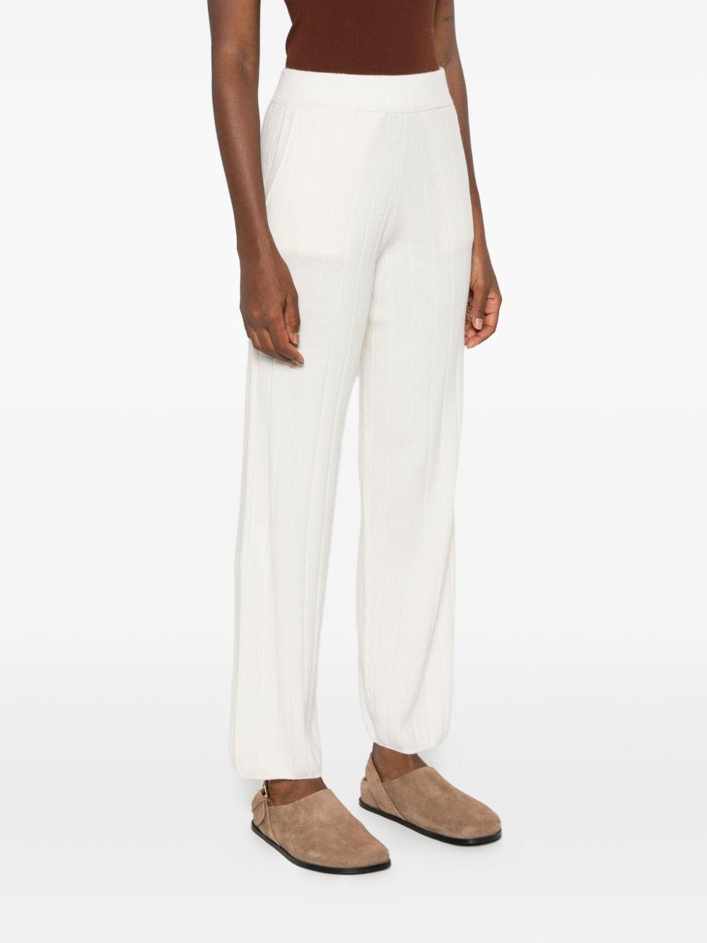Pantaloni in cashmere jardin in bianco Maxmara - donna 