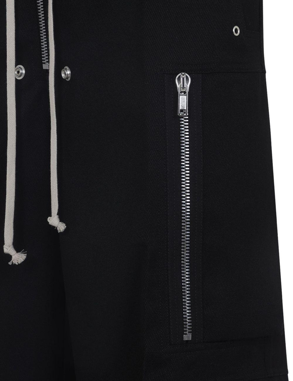 Cargo Belas con coulisse in nero Rick Owens - uomo 