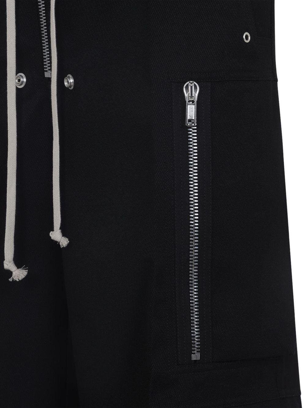 Cargo Belas con coulisse in nero Rick Owens - uomo 