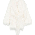 Cappotto in eco-pelliccia juno color crema Entire Studios - donna 