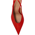 Decollete Viper con cinturino posteriore 95mm in rosso The attico - donna 